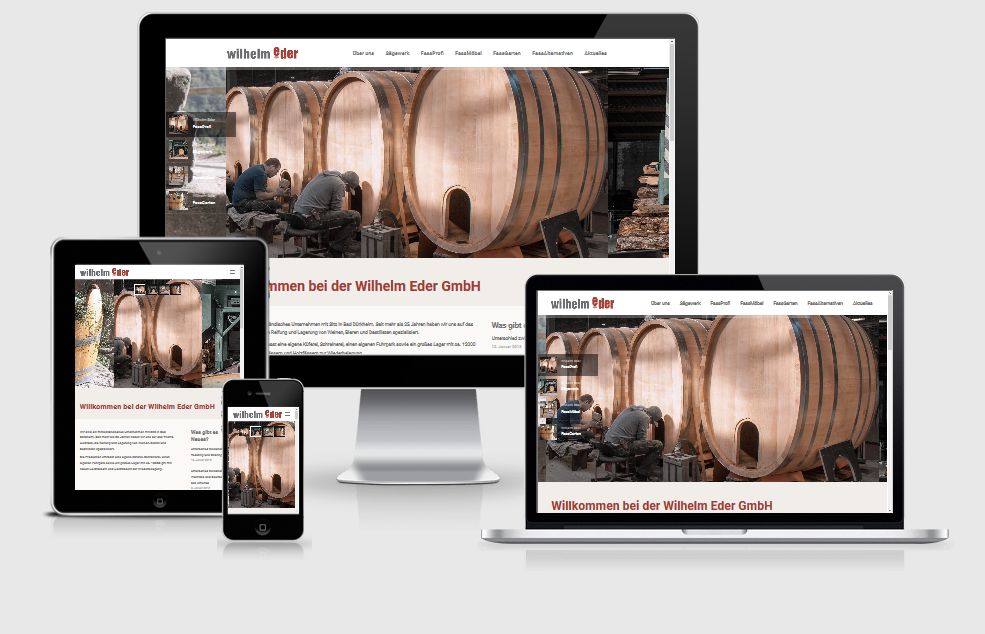 neue Webseite Wilhelm Eder GmbH